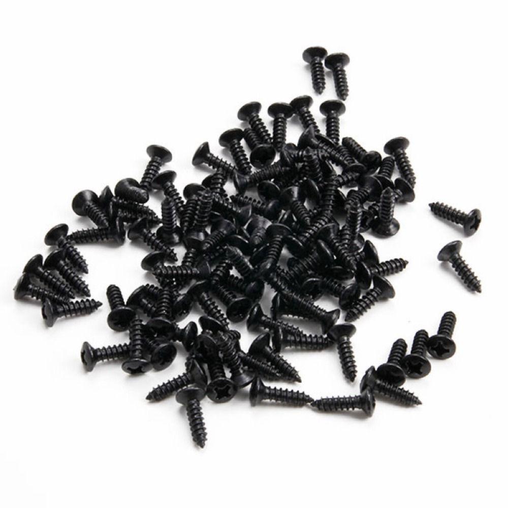 3*12mm Fixed Screw Gold Black Silver Guitar Bass Pickguard Screws Electric Guitar Screws