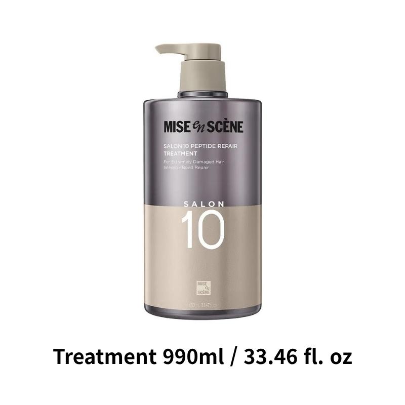 Mise En Scene Salon 10 Peptid Reparatur Shampoo & Kur (990ml / 33.46 fl. Unze)