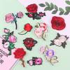 11Pcs Embroidery Rose Flower Sew Iron On Home Patch Badge Bag Hat Dress Applique Rose Patch