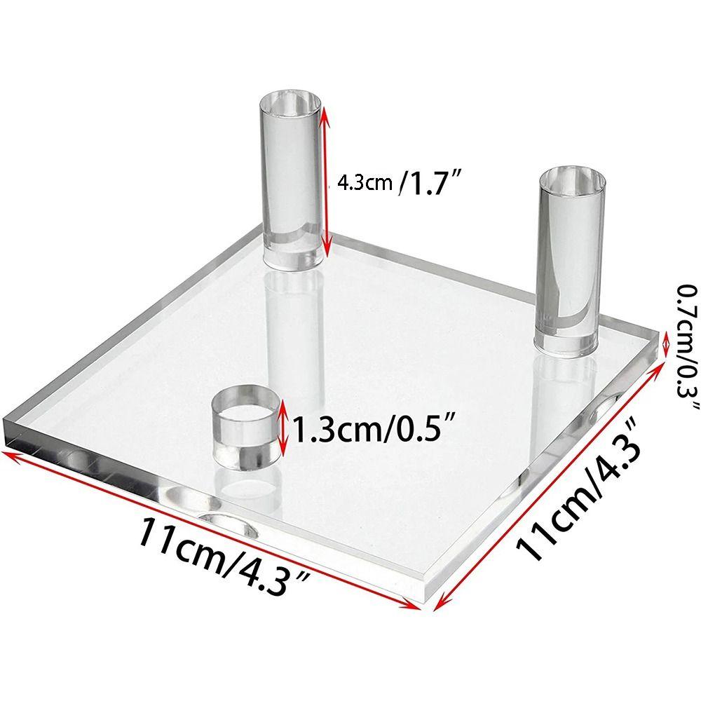 Clear Display Easel Stand Acrylic Coral Holder Organizer Accessories Display Holder  Collectibles