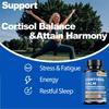 Gestore dello Stress-Cortisolo Equilibrato, Sonno Riposante e Miglioramento dell'Umore, Rilassa|con Rhodiola Rosea, Ashwagandha, L-Teanina e Magnesio