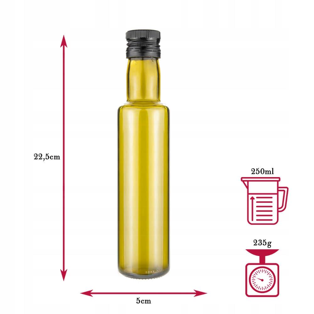 Butelka Dorica Oliwkowa 250Ml Na Oliwę Ocet Z Dozownikiem