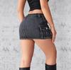 2025 Retro Elastic Slim Fit Women's Denim Workwear Skirt