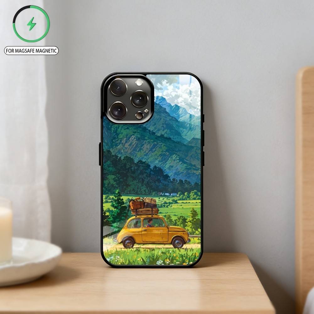 C-Cars and Distances   Phone Case For iPhone17,16,15,14,13,12,11 Plus,Pro Max Magnetic For Magsafe Wireless Charging