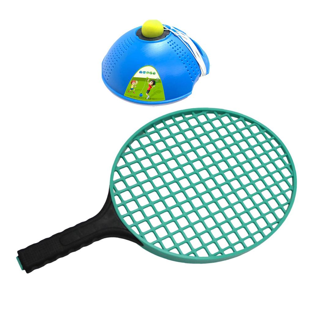 Kids Tennis Rackets Single Trainer for Garden Backyard Outdoor Indoor