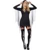 Fever Womens/Ladies Grim Reaper Halloween Hooded Costume Dress
