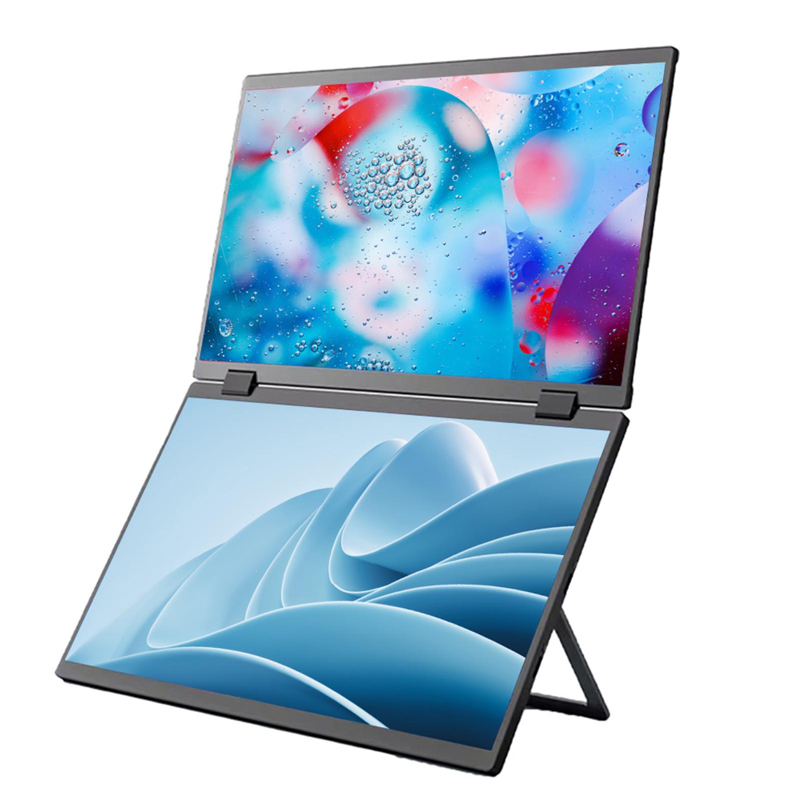 

15,6-дюймовый двойной монитор 1080P Расширитель экрана для ноутбука Складной экран Ультратонкий внешний дисплей