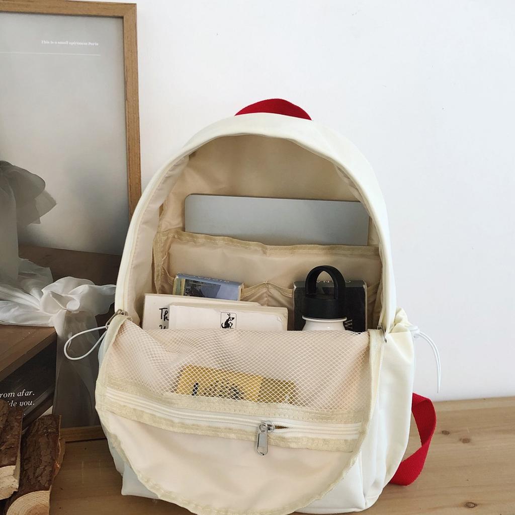 Schoolbag Cute Schoolbag Female Student Mori Backpack Niche High Value Fresh Ins Printing Light and Sweet Wind Backpack