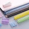 A4 Adjustable 30-Hole Binding Rings and Plastic Slide Clips