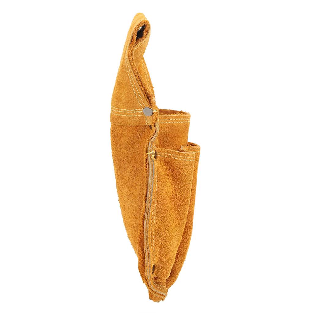 Thickened Tool Waist Bag Durable Multifunctional Yellow Cowhide Hardware Tool Storage Toolkit