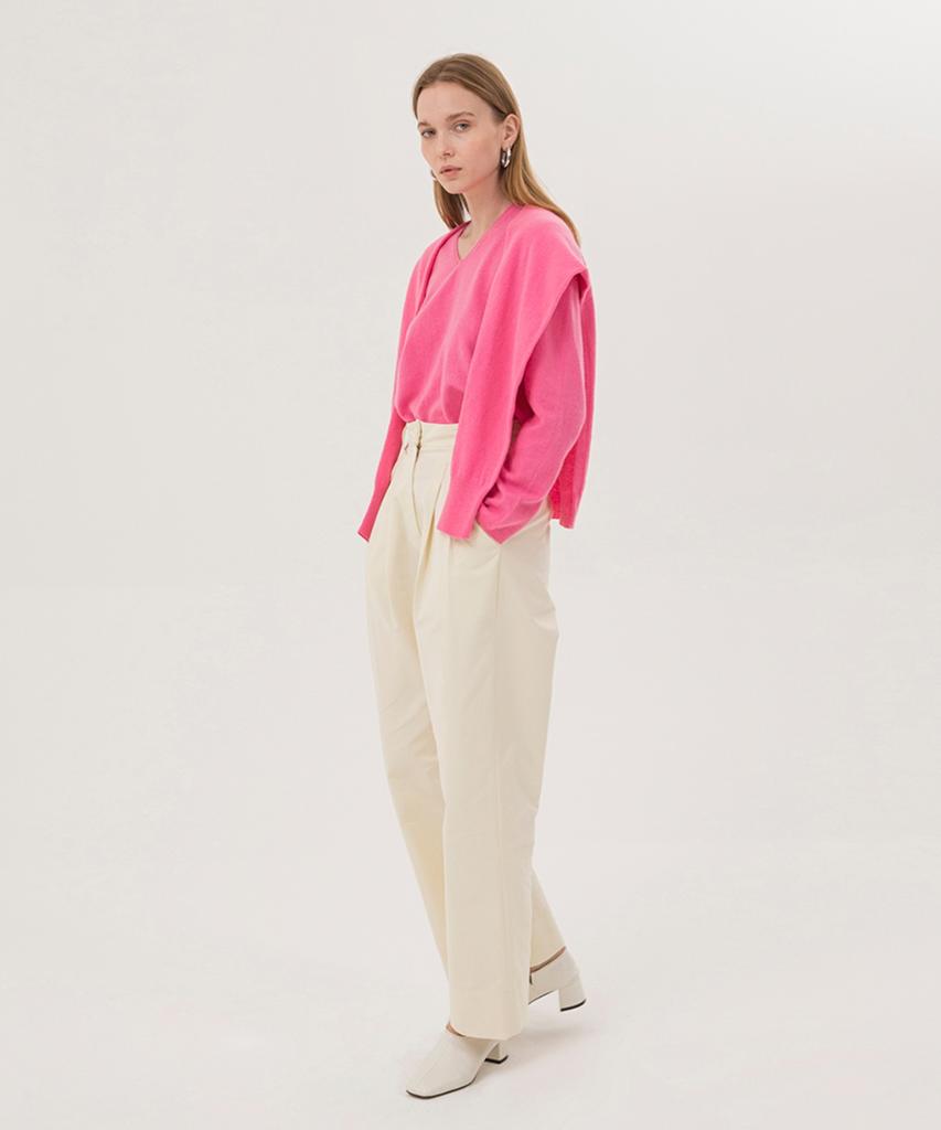 NONLOCAL Wholegarment Shawl - Pink