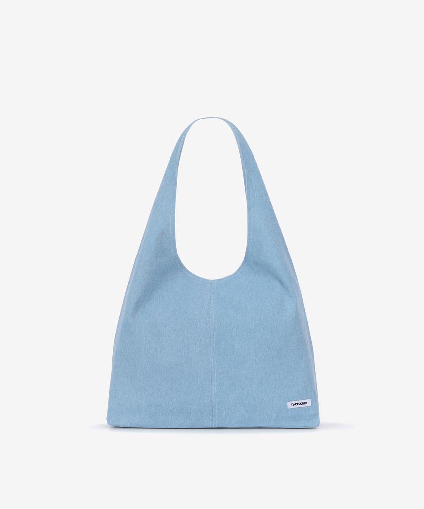 Twofoursix Unisex Denim Hobo - Light Blue Denim Hobo Shoulder Bag