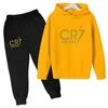 Ronaldo CR7 Imprimat Idol Fotbal Îmbrăcăminte Hanorac Copii Set 2 Bucăți Costum Pantaloni Copii Băieți Trening Îmbrăcăminte Fete Treninguri Sport