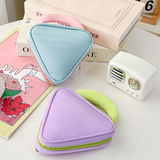 Sminkväska Hållbar Mini Kosmetisk Förvaringsväska Stor Kapacitet Mjukt Material Reseorganisatör Förvaringspåse för Läppstift Nycklar Parfym