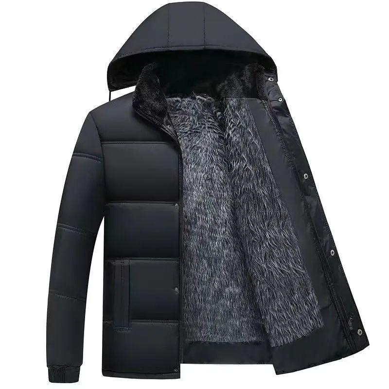 

Мужское шерстяное пальто с вельветовой и хлопковой подкладкой - Теплая куртка для мужчин и женщин среднего и пожилого возраста. L (weight 80-110 lbs), 8 left