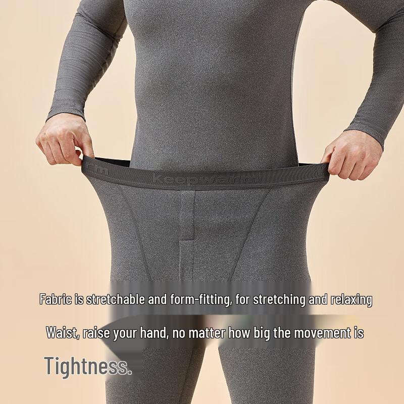 LANGSHA Unisex Thermal Underwear Set with Wool & Silk