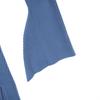 WONEM Long Sleeve Knit Long Dress F Blue Open Back Women Used