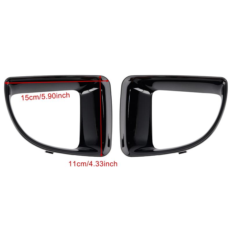 Artudatech Gloss Black Front Air Duct Frame 51117255117 Fit for Mini R55 R56 R57 R58 R59 JCW S Car Accessories