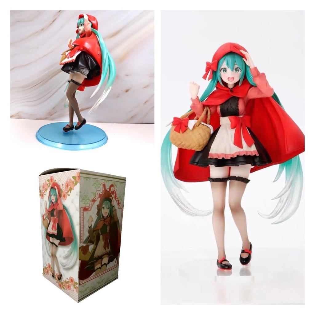 Lifelike Hatsune Miku Little Red Riding Hood Figure Toy Model Perfect Home Decoration Great Gift For Anime Lovers
