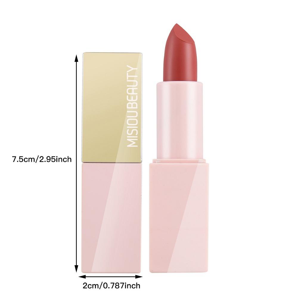 Misiou Beauty Langdurige Hydraterende, Niet-plakkende, Niet-vervagende, Niet-vervagende Matte Fluweel Echte Lippenstift Set