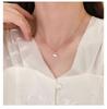 S925 Sterling Silver Ginkgo Leaf Necklace - Women's Forest Style, Light Luxury Clavicle Chain