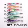 Glow Shrimp Hook Squid Jigs Life-like Design UV Crowns Sea Fishing Lure Noise Sound 23g Weight Hard Bait Sea Fishing