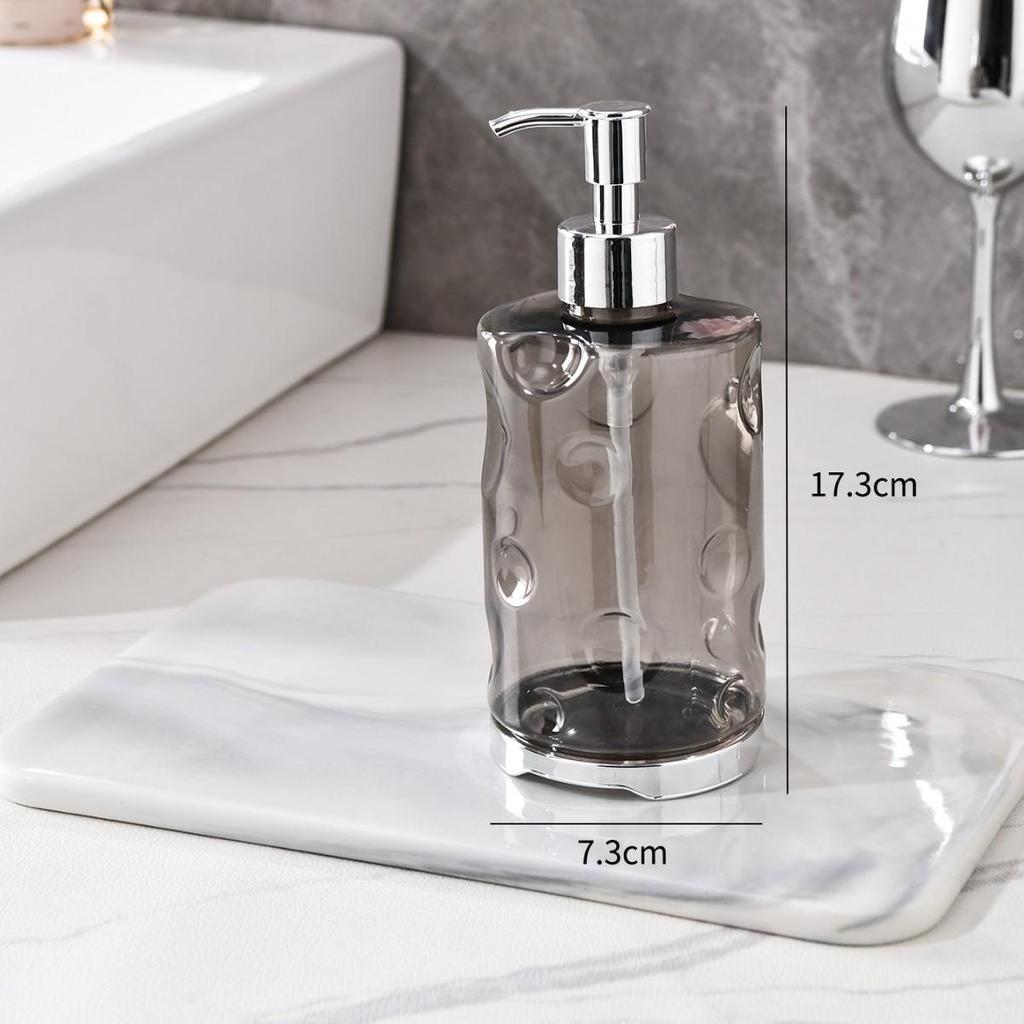 Cheese Texture Press-Type Dispenser Bottle for Body Wash, Shampoo, and Hand Soap