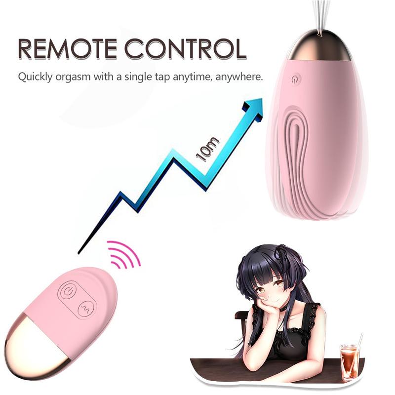 Mini Woman Wireless Remote Control 10 Speeds Vibrating Egg Clitoris Stimulator Vaginal Massage Ball