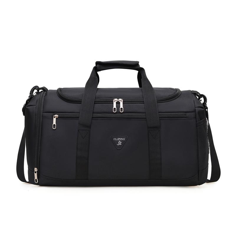 Portable travel bag large capacity simple decompression work shoulder bag with shoe compartment sports training simple fitness bag
