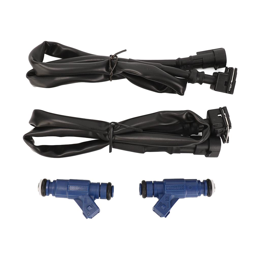 Fuel Injector Set with Pigtail Harness 1202863 Replacement for Polaris Ranger Sportsman RZR