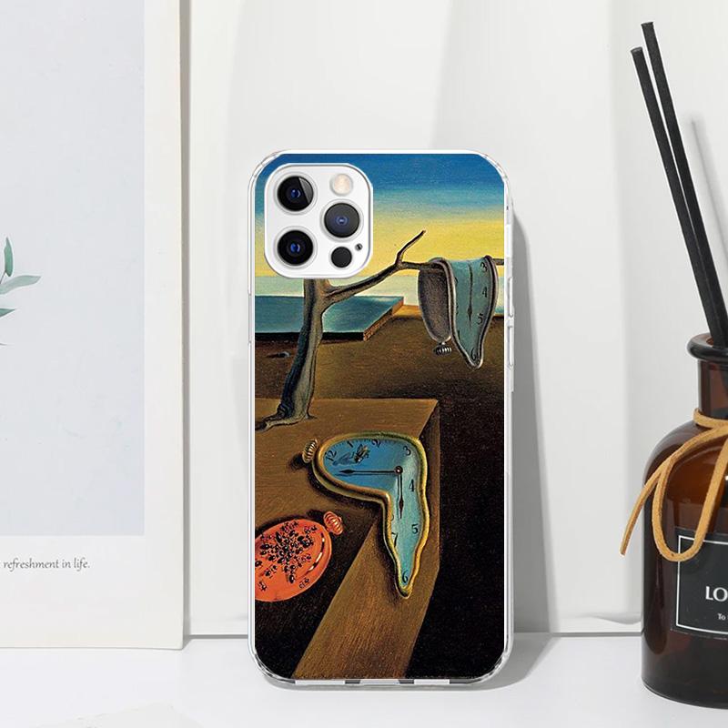 Salvador Dali Art Phone Case For Iphone 17 Air 16 15 Plus 16E 14 Pro Max 13 Mini 12 11 7 8 SE Fundas Soft Back Cover 17 Air 16 1