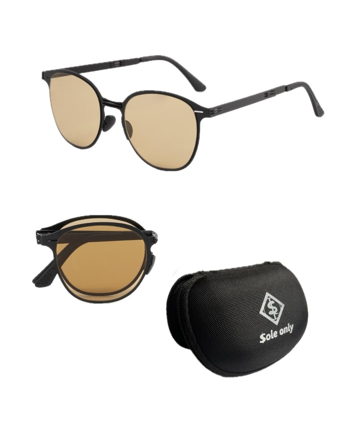 

foldable with sunglass fashionable colored mountain specification [$ole only] Sole-only sunglasses, UV400, case, glasses, men s, women s, lenses,