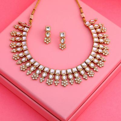 Traditional Kundan Gold Plated Jewellery Set For Women