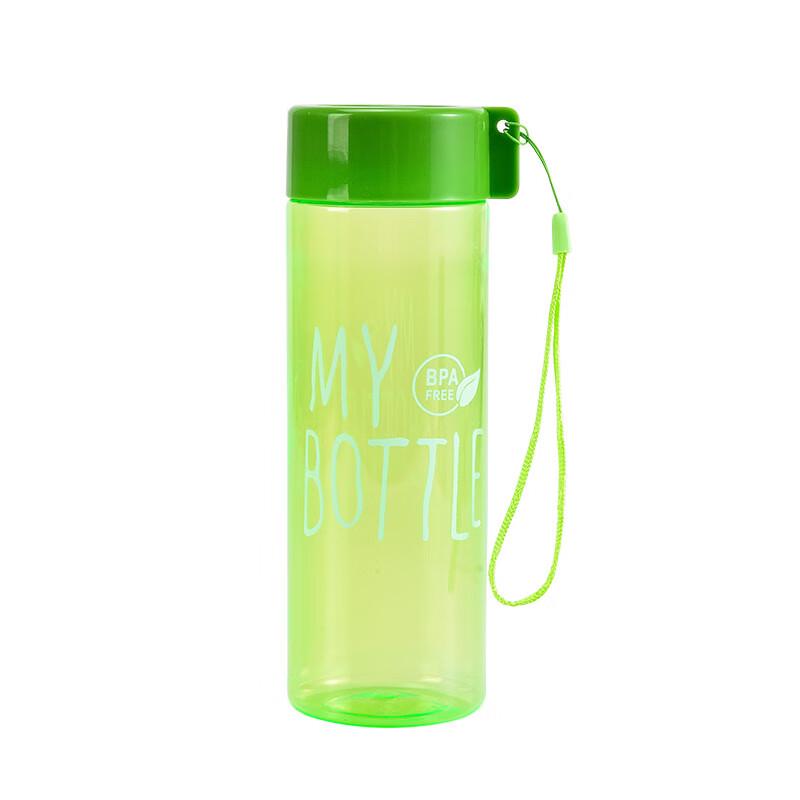 Minxun Bunte MY BOTTLE Wasserbecher mit Trageschlaufe (10 Stück)