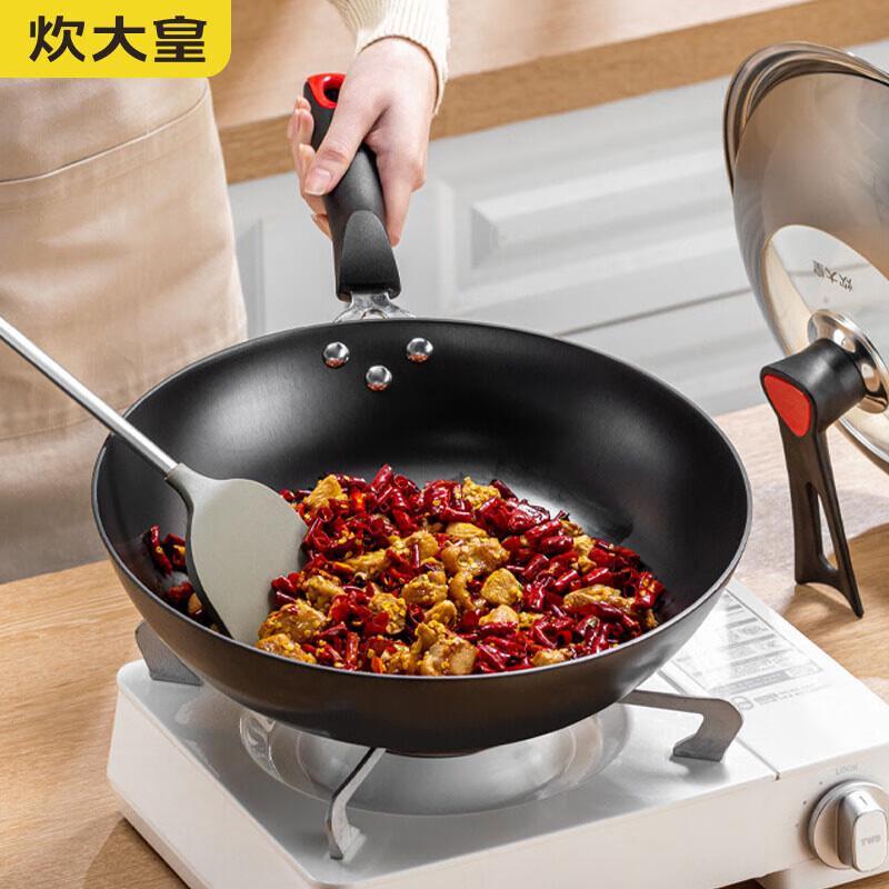 COOKER KING 30cm Cast Iron Wok