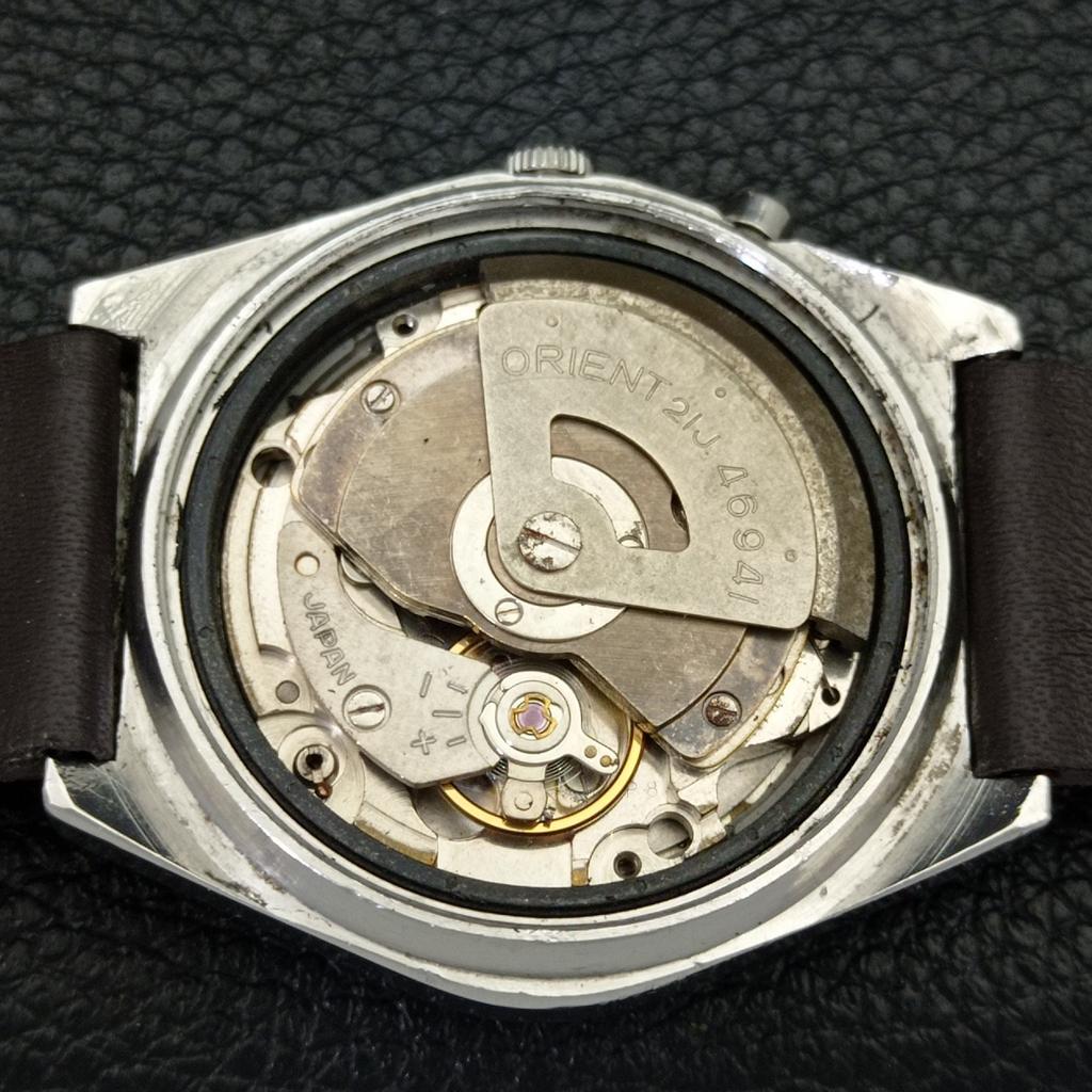 VINTAGE ORIENT CRYSTAL AUTOMATIC 46941 JAPAN MENS ORIGINAL DIAL WATCH A700718-5 R204-a700718