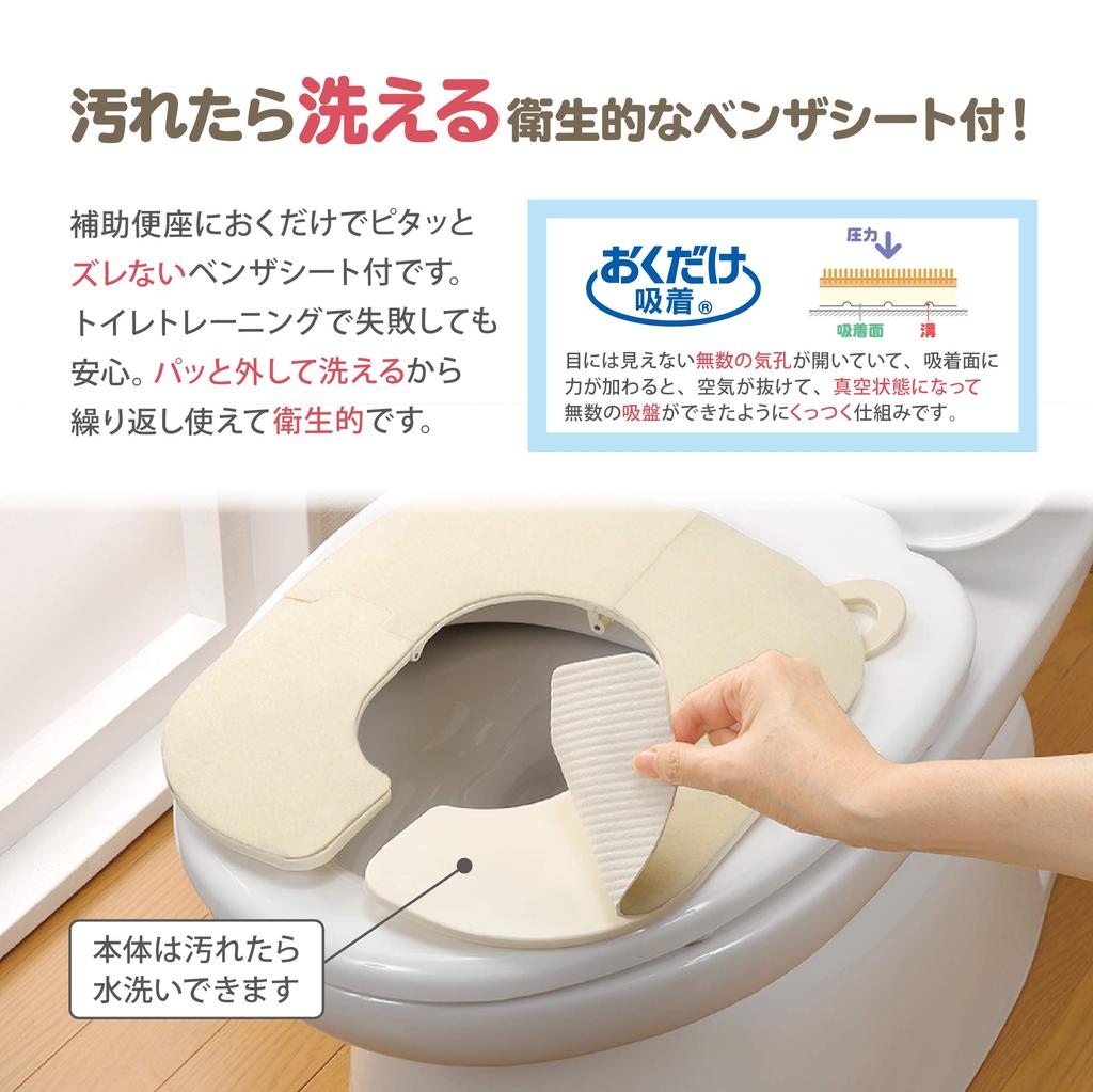 Sanko Foldable Auxiliary Toilet Potty Toilet Training Suction Toilet Seat Yellow Made In Japan R-42