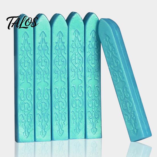 Wax Seal Sticks for Invitation 6PCS Aurora Sealing Sticks, Multi-color Gradient Strips, Without Dreamy Collage Core Stamp, Envelopes And Wedding