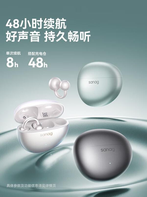 

SANAG S7S AI Ear Clip Wireless Bluetooth Headphones