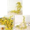 Faux Spring Blossom Vine With Yellow Flowers For Wedding Decor And Photo Shoots
