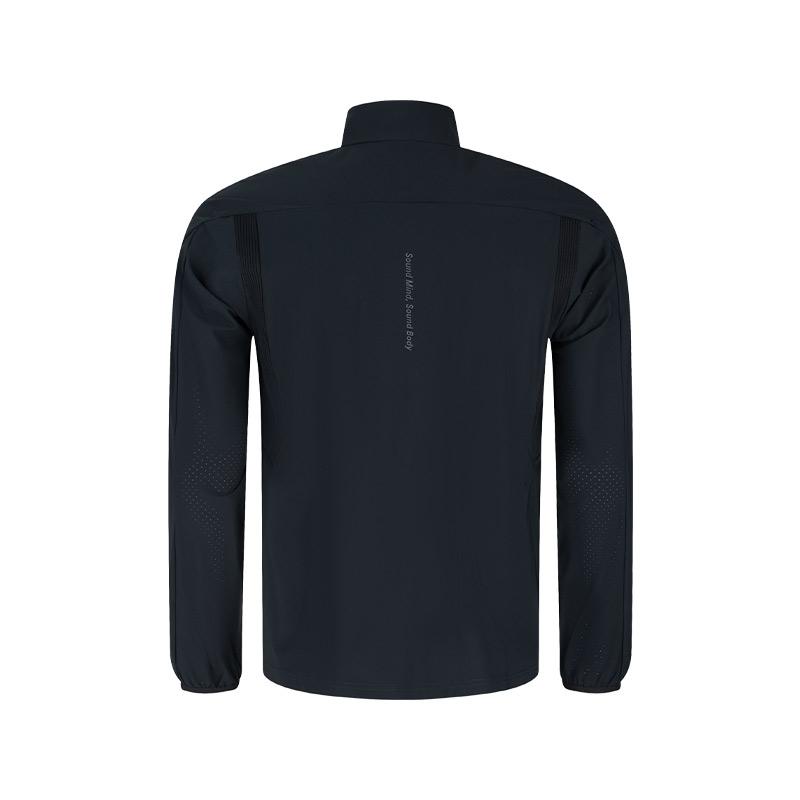 Asics SS25 Sports Lifestyle Series Logo Fashion Comfortable Versatile Stand Collar Breathable Jacket Men Jacket Black 2031F118-001