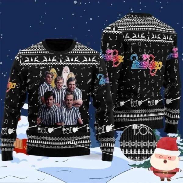 

The Beach Boys Band Ugly Christmas Sweater Chirstmas Gifts 2024 Family MR2146 Unisex T-Shirt XL