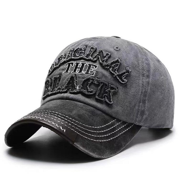Hat Men's Washed Denim Cap Korean Version Outdoor Sunscreen Casual Versatile Street Spring and Autumn Shade Baseball Cap