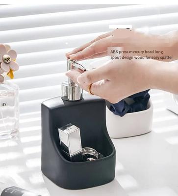 Keramik-Händedesinfektionsflasche, neue Presswaschmittel-Shampoo-Separate-Flasche, Pressflasche für Badezimmer, tragbare Seifenspender