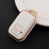 Gold Edge TPU Soft Rubber Car Key Cover for Suzuki Jimny 2-Button New Model