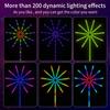USB Fireworks LED String Lights RGBIC Fairy Lights Dream Color Meteor Lamp for Festival Wedding Party Christmas Decoration