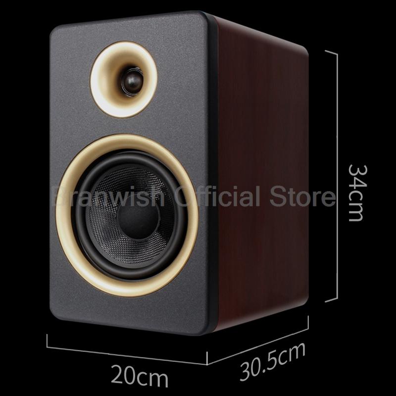 6.5 Inch Bookshelf Surround Passive Speaker Hifi High Fidelity Home Fever Home Theater Speaker Sound Box Desktop Speakers