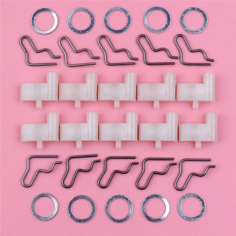 ABIY Kit Includes 10Pcs Starter Pawl Dog Spring Washer For Stihl FC55 FS38 FS45 FS46 FS55 BG55 BG85 BG65 TS400 HL45 Trimmer Part