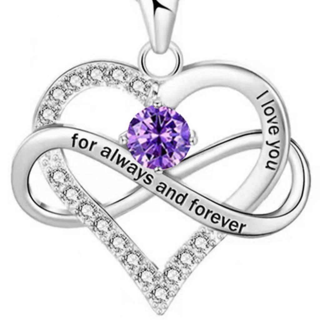 Jewelry 12th Birthday Ladies Pendant Necklace English Alphabet Love Jewelry