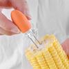 4 Pairs Stainless Steel Corn Forks Holder BBQ Prongs Skewers Fork Hot Dog Fruits Corn on The Cob Fork Kitchen Gadget BBQ Tools